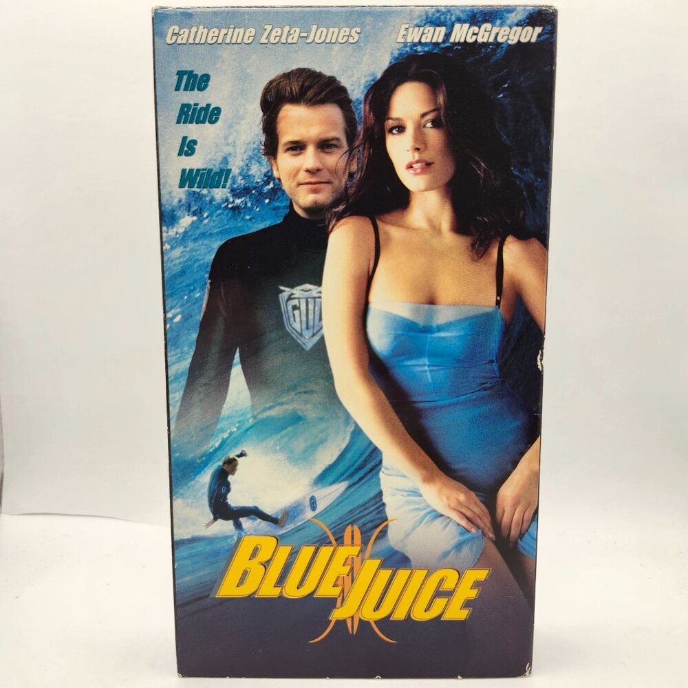 Blue Juice VHS 1995 Catherine Zeta-Jones Ewan McGregor Surfing 1999 Release